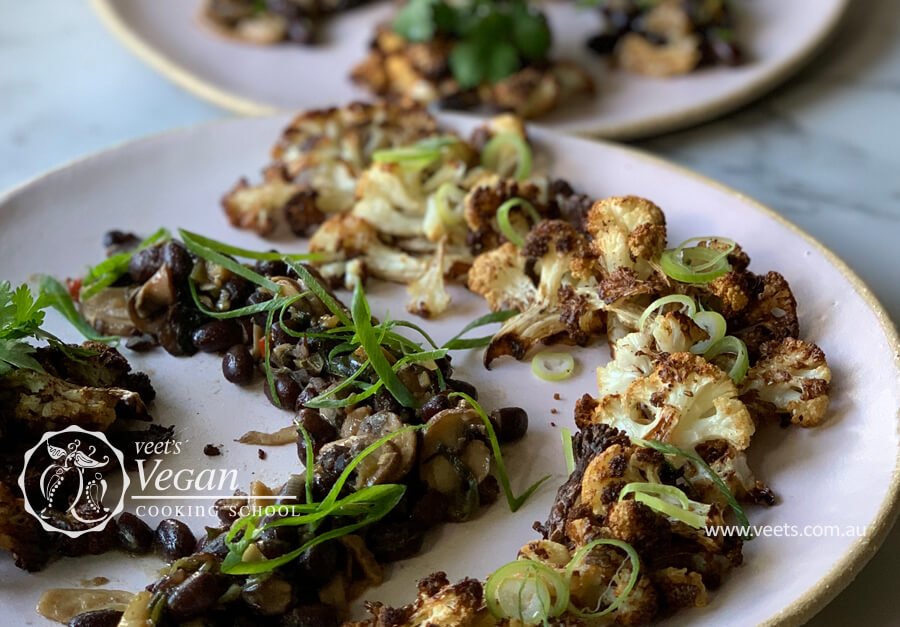 Cauliflower and Mushrooms with Home Made XO Sauce