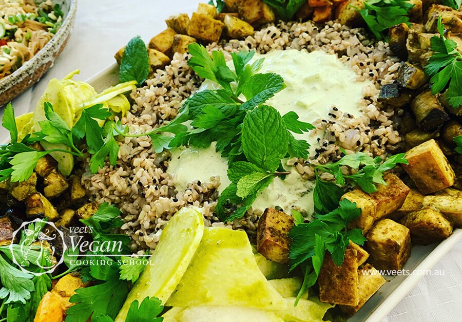 Chimichurri Share Platter with Hemp Seed Tzatziki