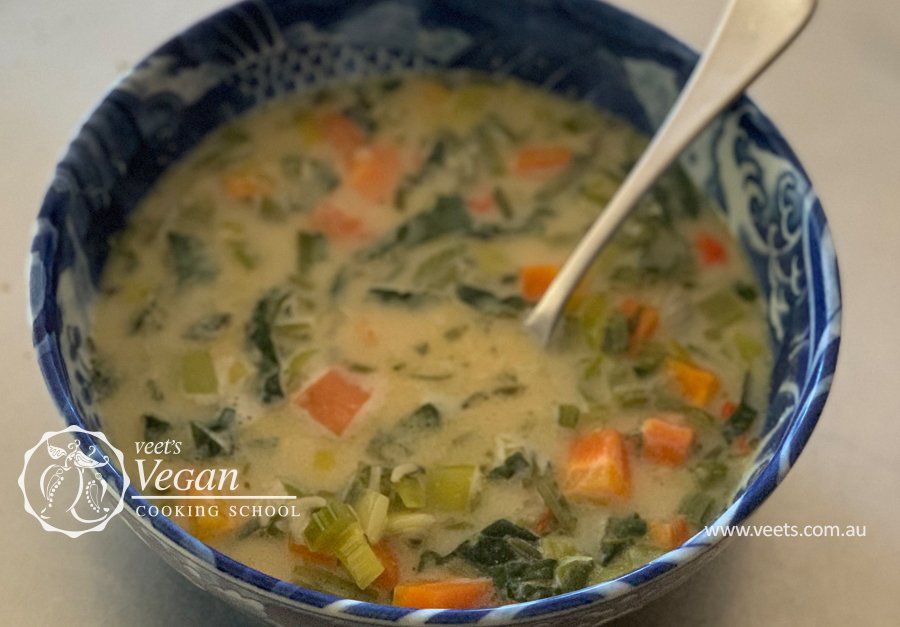 Greek and Rice Lentil Soup