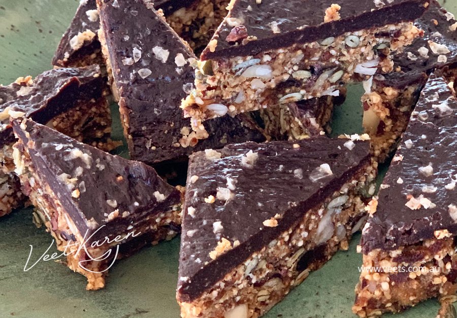 Amaranth and Carob Bars